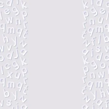 Abstract background with alphabet Stock-Illustration