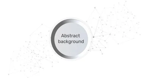 Abstract background and geometric pattern with connecting dots and lines Stock Illustration