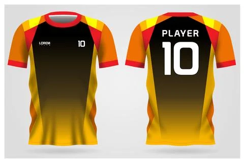 Abstract background and pattern for sport jersey design and mockup Stock Illustration