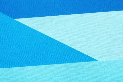 Abstract background and texture of four blue paper in different shades.. Foto stock