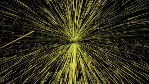 Abstract background, animated background, animation, pattern particle explosi Stock Footage 301872842