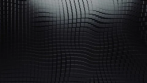 Abstract background with animated black cubes. Stock Footage 293726003