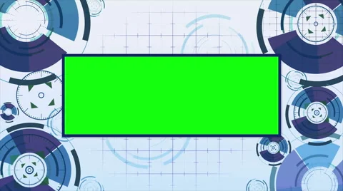 Abstract background with animated circles Stock Footage 65832379