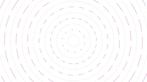 Abstract background with animated circles motion graphics lines dots Stock Footage 269725674