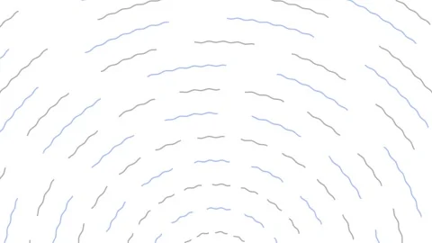 Abstract background with animated circles motion graphics waving lines animation Stock Footage 270094372