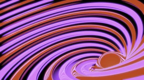 Abstract background with animated hypnotic hurricane of pink and red stripes Illustration
