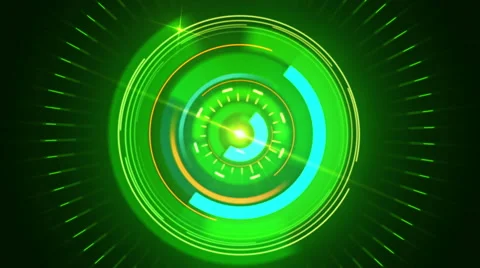 Abstract background with animated interfaces. HUD Infographic. Stock Footage 52460682