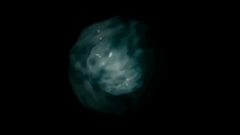 Abstract Background Animated Irregular Sphere 1 Stock-Footage 88597448