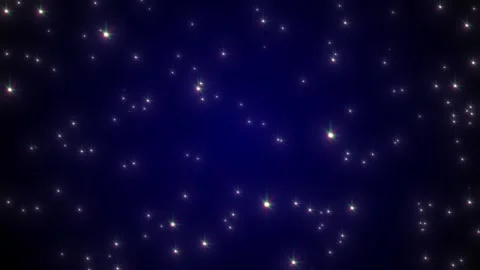 Abstract background animated space stars shining stars in outer space 4k star Stock Footage 277203627