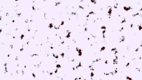 Abstract background animation. 3D render. Dalmatian spots. Stock Footage 166687158