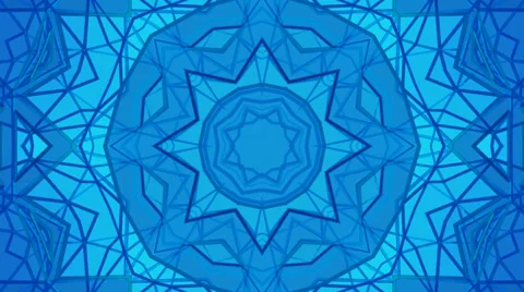 Abstract background animation. Blue geometric pattern. Seamless loop. Stock Footage 51646221