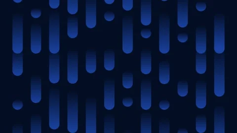 Abstract background animation of blue liquid descending in darkness Stock Footage 316694780