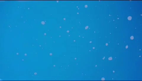 Abstract background with animation of bubbles on blue background, Animation o Video stock 147610839