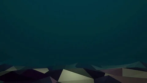 Abstract Background Animation - Color Scheme Polygon Landscape Video stock 71305322