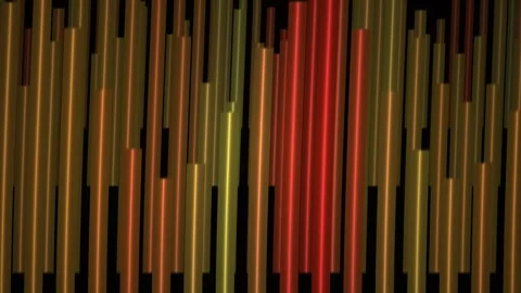 Abstract background animation of colorful vertical 3D columns moving up and.. Stock Footage 346317971