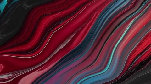 Abstract background Animation combination of red blue and black colors marbl 動画素材 312084965
