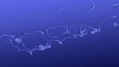 Abstract background animation of dark blue liquid flashe Stock Footage 323776506