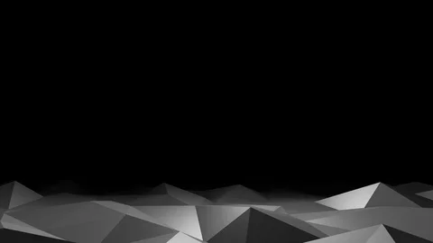 Abstract Background Animation - Dark Polygon Landscape 스톡 동영상 71303834