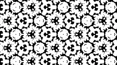 Abstract background animation of digital black and white lines pattern. Stock Footage 170717945