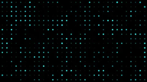 Abstract background animation, digital small circles pattern grid Stock Footage 275092505