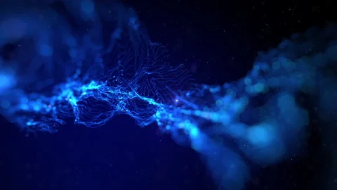 Abstract background animation with flare Video stock 263409653