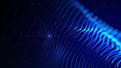 Abstract background animation with flare Stock Footage 263409679