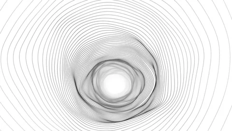 Abstract Background Animation - fly through swirling dotted tunnel Video stock 71314104