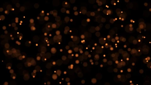 Abstract background with animation of flying particles as bokeh of light. Stock Footage 123152810
