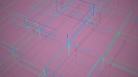 Abstract background Animation Stock Footage 263408869