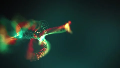 Abstract Background Animation Stock Footage 263409721