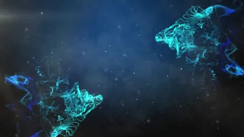 Abstract background animation Stock Footage 263409822