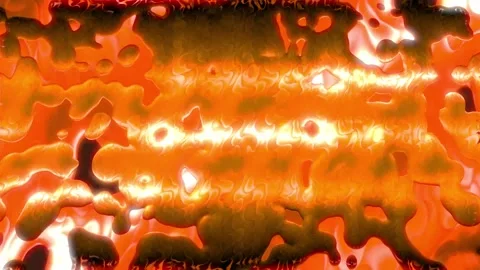 Abstract Background Animation in the Form of Liquid Metal. 4K Stock Footage 292868927
