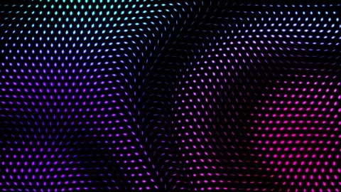 Abstract background animation of form particulars with wavy effect Stock Footage 262380815