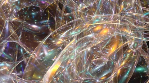 Abstract background animation with glowing lights Stock Footage 280001212