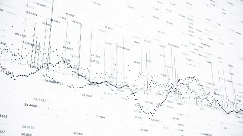 Abstract background with animation of growing charts Video stock 93305367