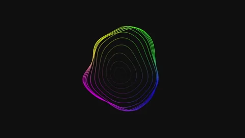 Abstract background with animation of light or dark waving surface. Видео 281298759