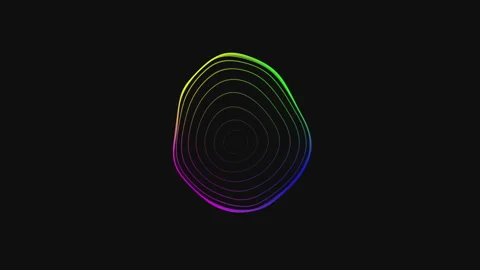 Abstract background with animation of light or dark waving surface. Stock Footage 281298761