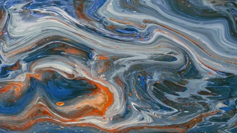 Abstract background Animation liquid ink marble color combination Stock Footage 311683542