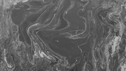 Abstract background Animation liquid ink marble combination gray color Stock Footage 311683544