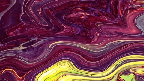 Abstract background Animation of liquid ink marble combination of purple and Stock Footage 311702925