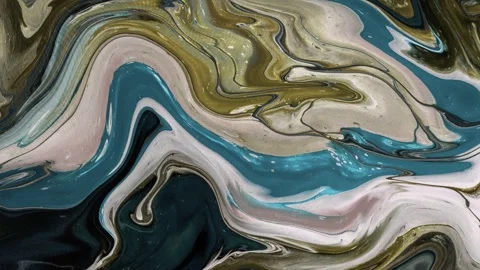 Abstract background Animation of liquid ink marble patterned natural stone Видео 311758292