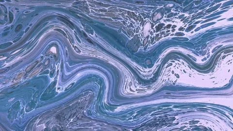 Abstract background Animation liquid ink marble light blue rocks 動画素材 311930771