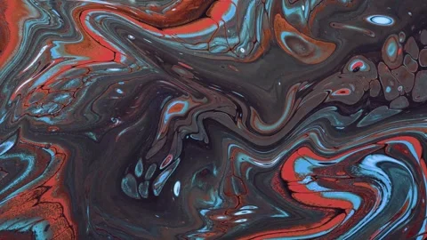 Abstract background Animation of liquid ink marble combination of brown mixe Stock Footage 311930812