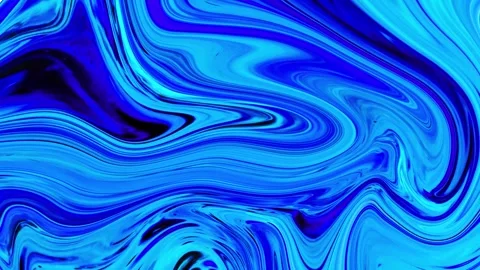 Abstract background Animation marble ink liquid combination blue shiny color Stock Footage 311930780