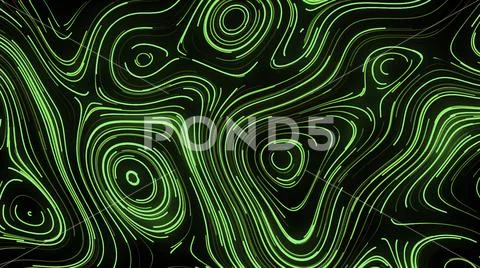 Abstract background with animation of morphing shapes, seamless loop ...