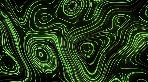 Abstract background with animation of morphing shapes, seamless loop. Motion Stock Illustration