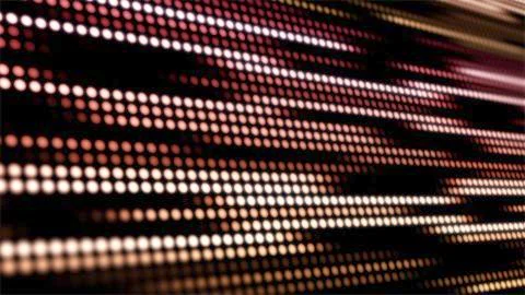 Abstract background with animation moving of dots. Magic flickering dots Foto stock