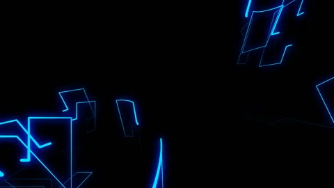 Abstract background with animation moving of lines for fiber optic network Stock Footage 88209853