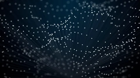 Abstract background with animation moving of lines with glowing ends Stock Footage 111293722