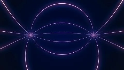 Abstract background with animation moving of lines for fiber optic network. Rays Stock Illustration